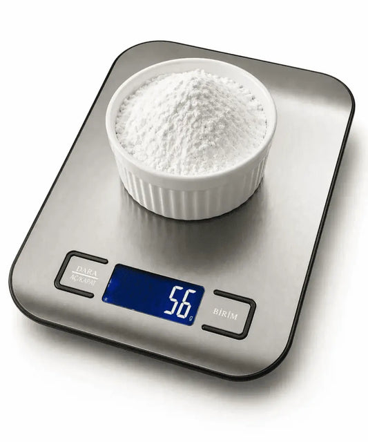 Hassas Mutfak Terazisi - Paslanmaz Çelik - 5kg Kapasite