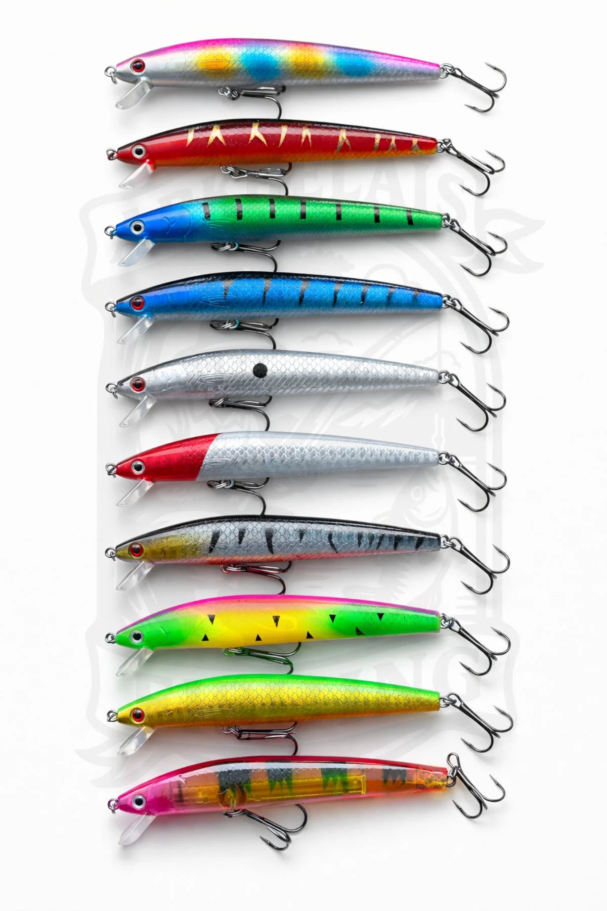 Rapala - Suni Balık Yemi - Minnow - 10 cm 9 gr - 10'lu Paket - Yapay Balık Yemi - Kutu Hediyeli