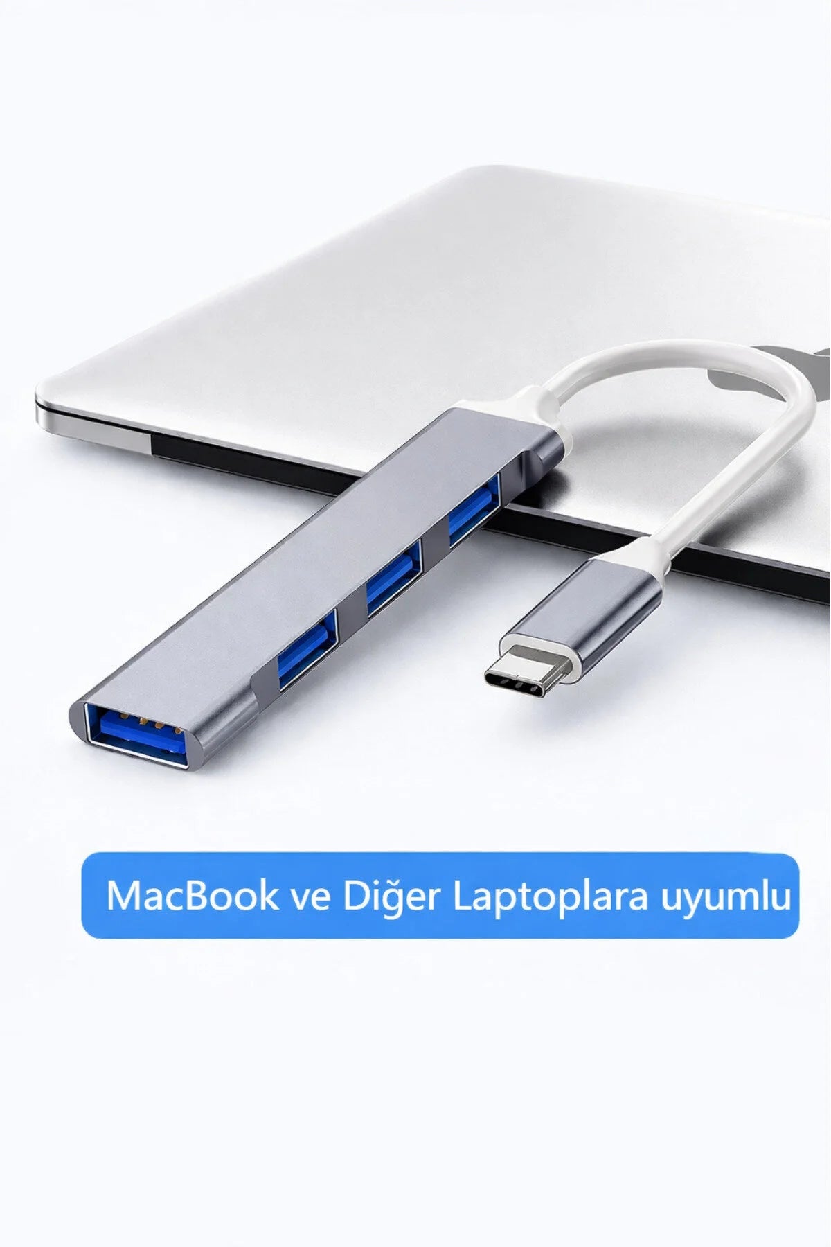 USB Çoklayıcı - Type C - 4 Port | Klavye Mouse Uyumlu | USB Hub