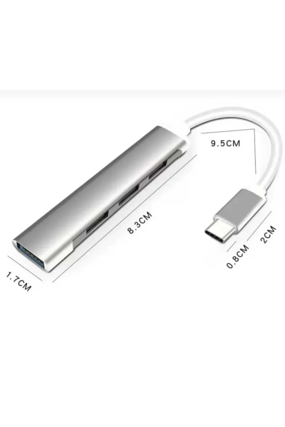 USB Çoklayıcı - Type C - 4 Port | Klavye Mouse Uyumlu | USB Hub